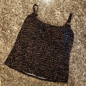Island Escape bathing suit tankini top. Size 12